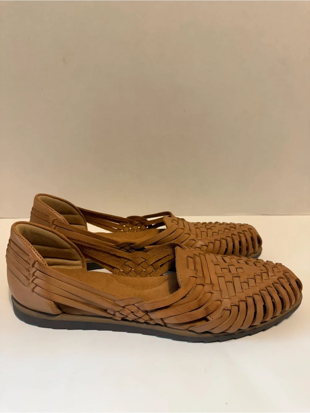 Euro Soft by Sofft brown woven slip-on flats comfort ladies 11